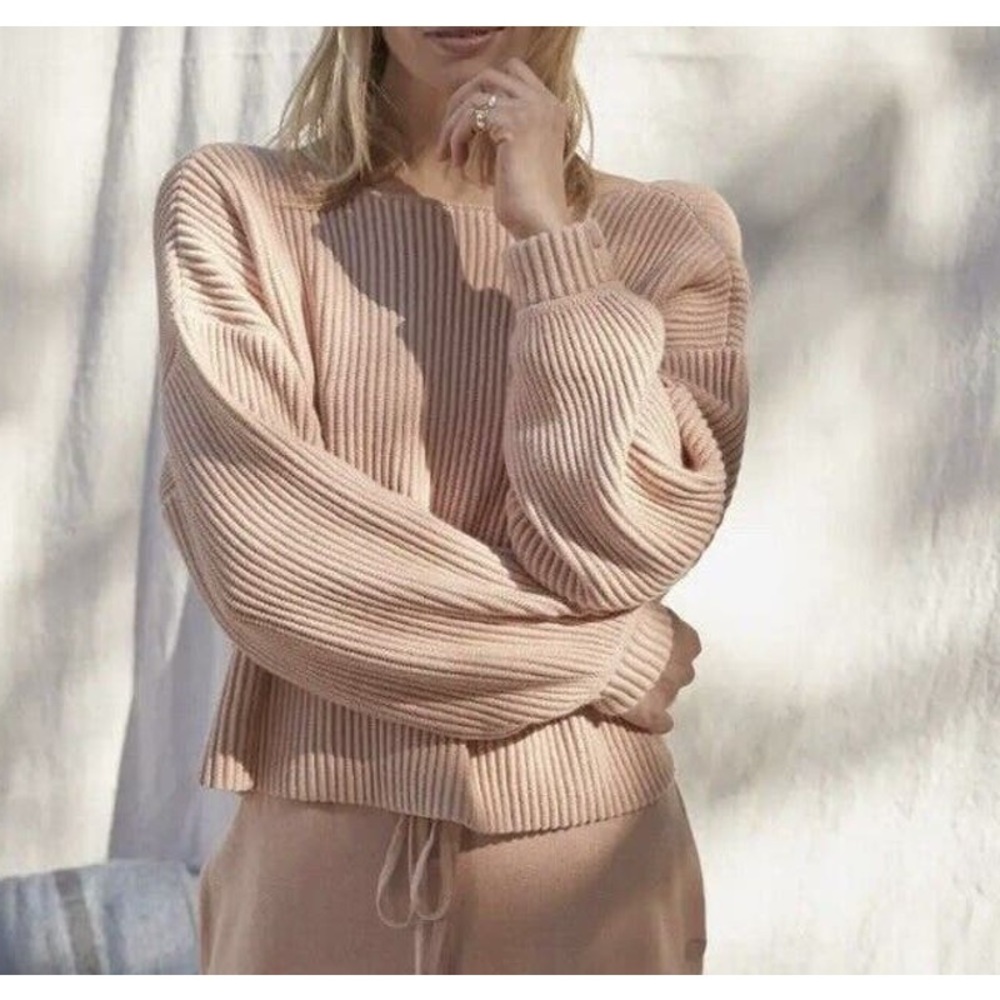 Lunya Silk Prima Ribbed Sweater - Picture 4 of 8